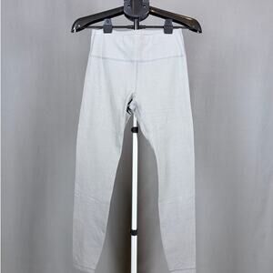 Converse Women's High-Rise Leggings Gray Performance Yoga Pants Size M